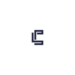 C Letter Monogram Design, Modern Simple Icon Initial C.