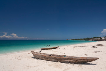 Kendwa beach on Zanzibar island