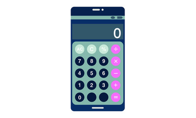Obraz premium スマホ電卓