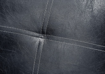 vintage quilted gray leather background