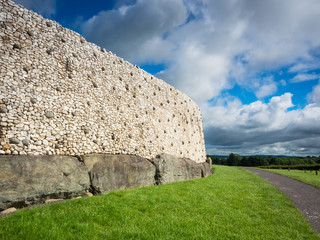 Prehistoric site of newgrange in ireland