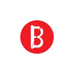 B letter logo vector template icon