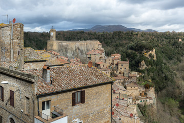 Sorano village, Tuscany, Italy