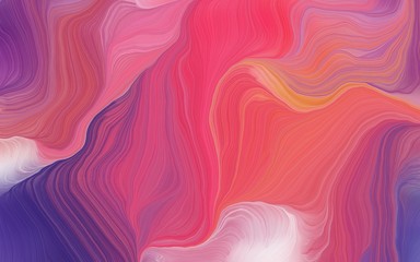 Obraz premium curvy background design with mulberry , dark slate blue and thistle color