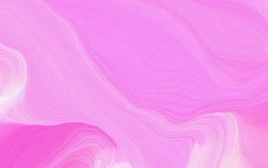 modern soft swirl waves background illustration with violet, pastel pink and neon fuchsia color
