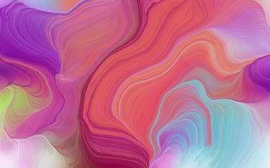 Obraz premium modern soft swirl waves background illustration with mulberry , pastel blue and light pastel purple color