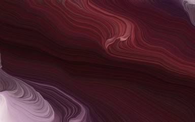 smooth swirl waves background design with very dark pink, pastel purple and dark moderate pink color