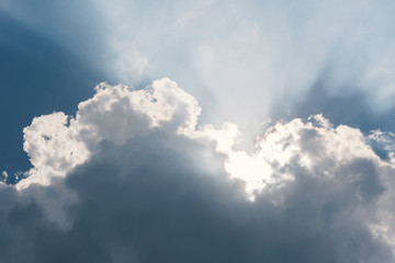 Obraz premium Cloud on sky