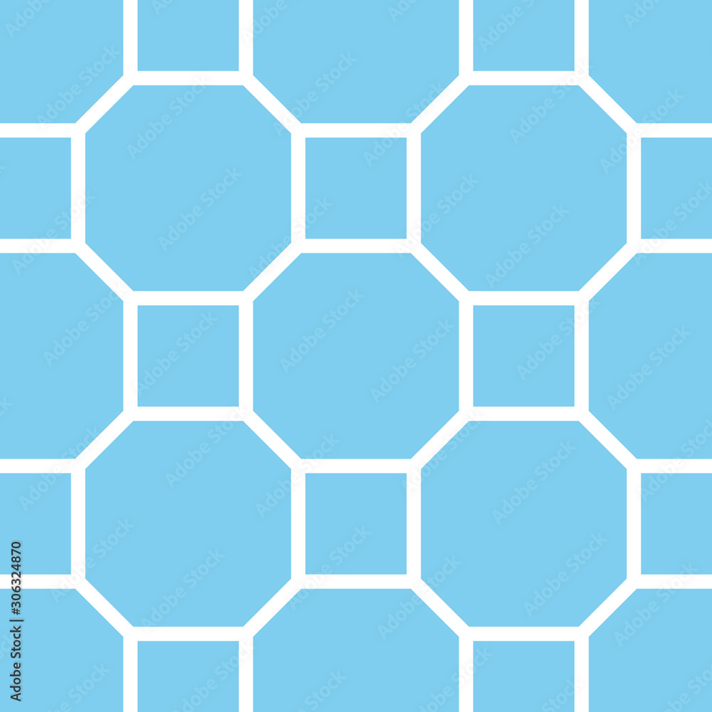 Aufkleber design hexagon and square background seamless pattern vector