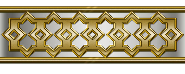 set of golden buttons