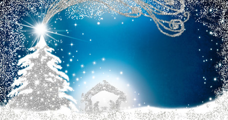  Christmas Nativity Scene greetings cards