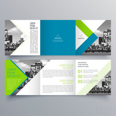 Brochure design, brochure template, creative tri-fold, trend brochure