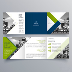 Brochure design, brochure template, creative tri-fold, trend brochure