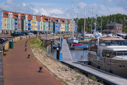 Im Hafen von Hellevoetsluis/Niederlande