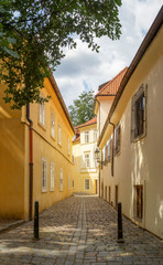 Rasnovka street. Prague, Czech Republic.