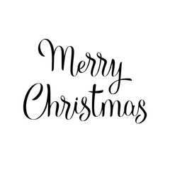 Fototapeta premium Modern holiday inscription is written brush, vector isolated on white background. Can be used for your design or print your t-shirt.