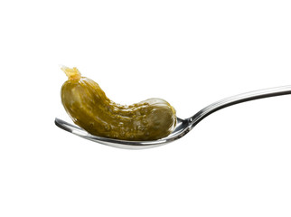 pickled, marinated cucumber isolated white background pickled, pickles,
