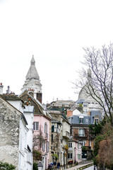Editorial picture of Sacre coeur Montmartre in paris, taken 25 12 2018
