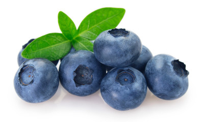 Fresh blueberry on white background - 306337677
