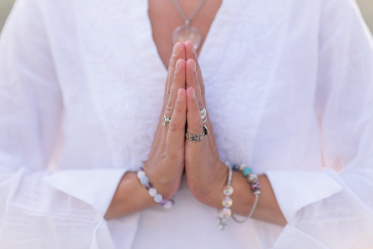 Gratefulness Meditation Hand Gesture