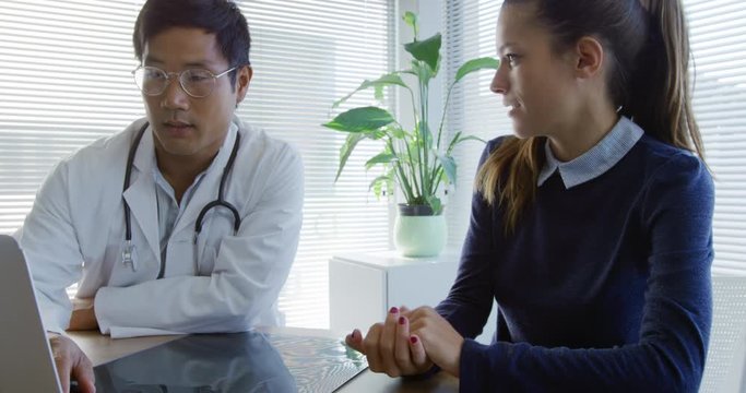 Medical professional at work