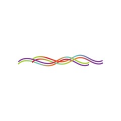 music wave logo or symbol tempalte