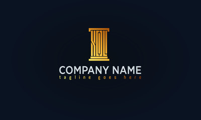 Company Gold Logo Design, Luxury Gold Concept Logo,