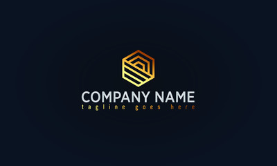 Company Gold Logo Design, Luxury Gold Concept Logo,