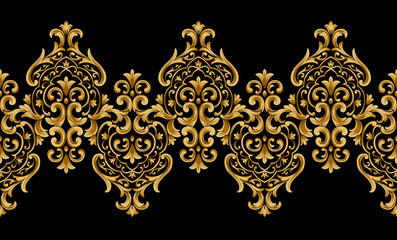 Decorative elegant luxury design.Vintage elements in baroque, rococo style.Design for cover, fabric, textile, wrapping paper .