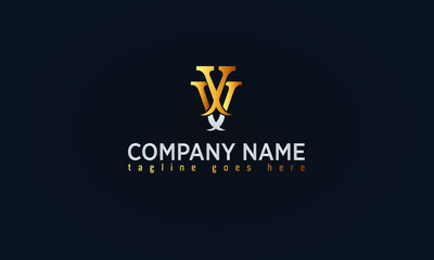 Company Gold Logo Design, Luxury Gold Concept Logo,