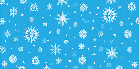 white snowflake background with transparent snowflakes