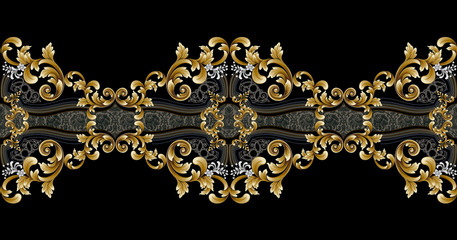 Decorative elegant luxury design.Vintage elements in baroque, rococo style.Design for cover, fabric, textile, wrapping paper .