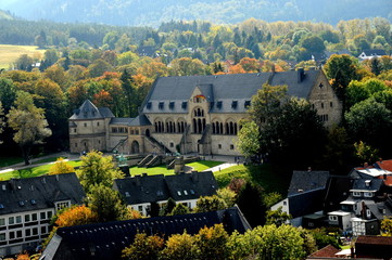 Goslar, Ausblick vom Kirchturm der Marktkirche