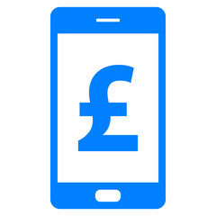 Britisches Pfund und Smartphone