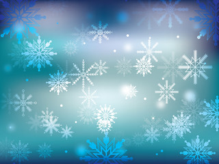 Fototapeta na wymiar gradient Christmas snowflake background 