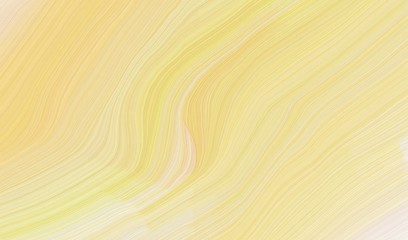 smooth swirl waves background illustration with pale golden rod, khaki and bisque color