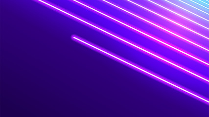 Geometric neon fluorescent abstract background