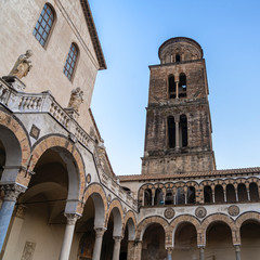 Fototapeta na wymiar Salerno, Italy: historic cathedral