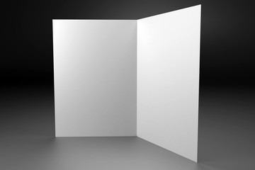 A4/ A5 brochure mockup - 3D rendering