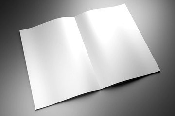 A4/ A5 brochure mockup - 3D rendering