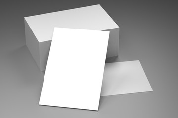 Naklejka premium Businesscard (55x85mm) mockup - 3D rendering