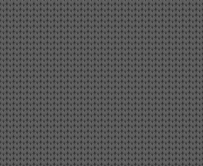 シームレスなニットテクスチャ グレー