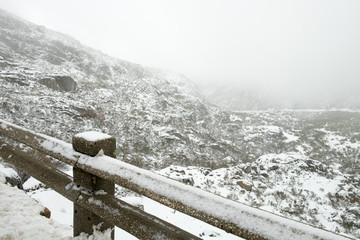 neve montanhas