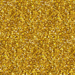 Golden  sparkles seamless background. Confetti. Vector illustration