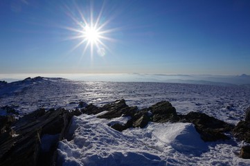 Obraz premium Winter Mountain Clouds