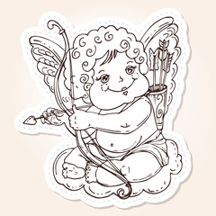 Angel for holidays Valentine's Day