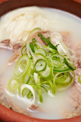 Seolleongtang, Korean ox bone soup 
