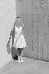 Black and white shot of
