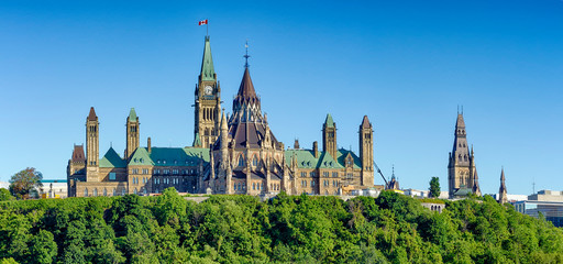 Ottawa Parliament Hill - obrazy, fototapety, plakaty
