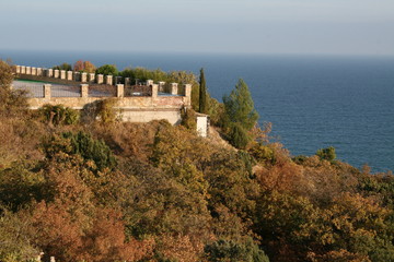 Naklejka premium panoramic view of the Crimean peninsula